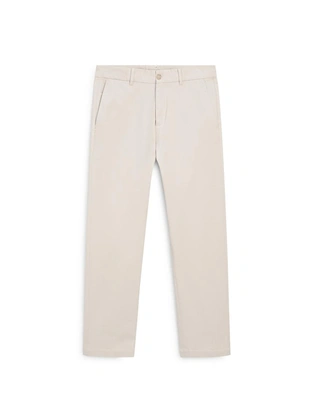 Хлопковые зауженные брюки со смесью тканей- Заказать в России