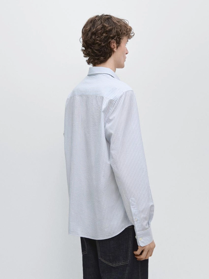 Рубашка в полоску из 100% хлопка