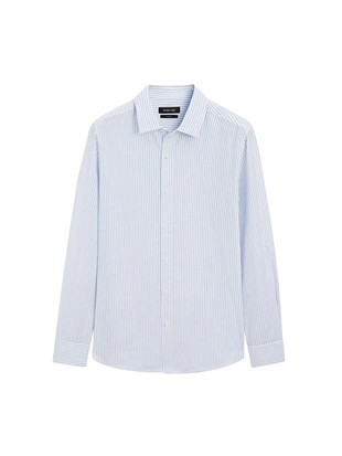 Рубашка в полоску из 100% хлопка- Заказать в России