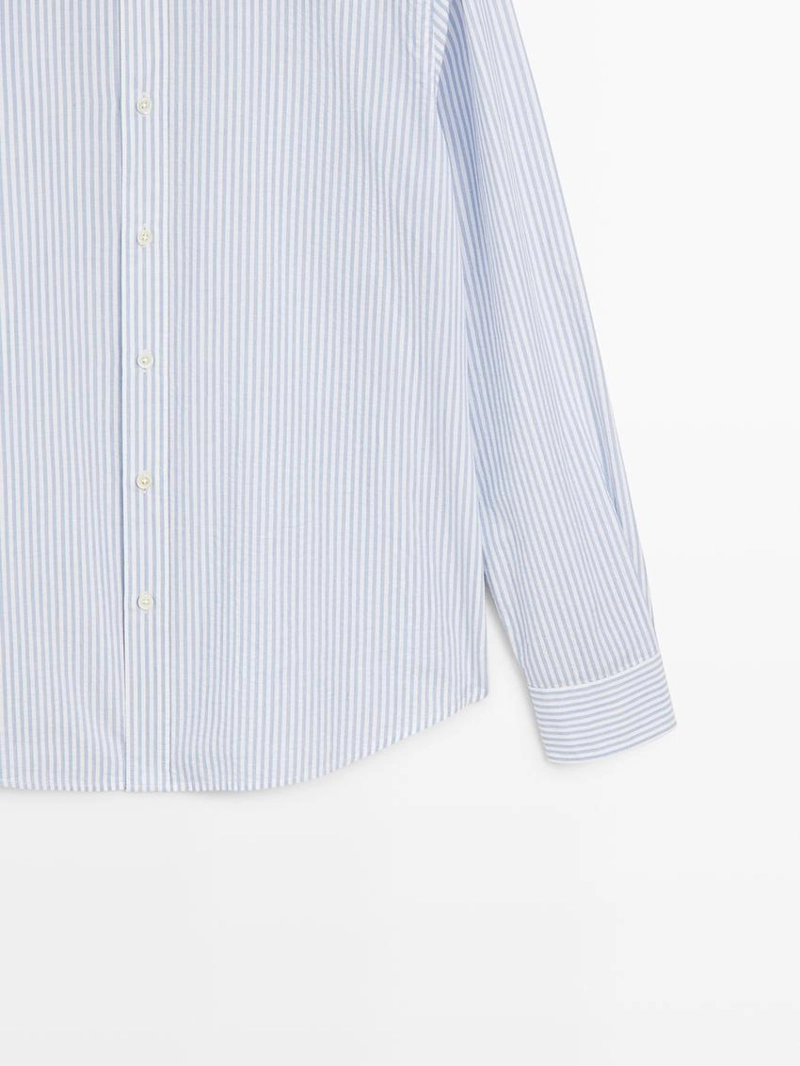 Рубашка в полоску из 100% хлопка