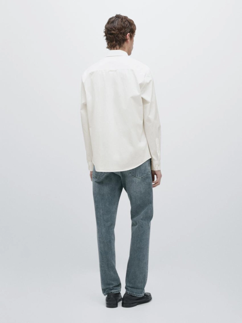 Рубашка regular fit из 100% хлопка