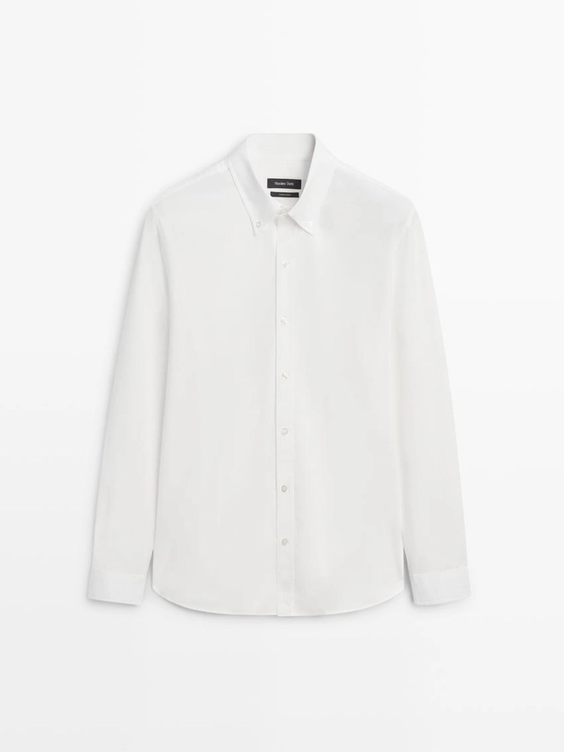 Рубашка regular fit из 100% хлопка