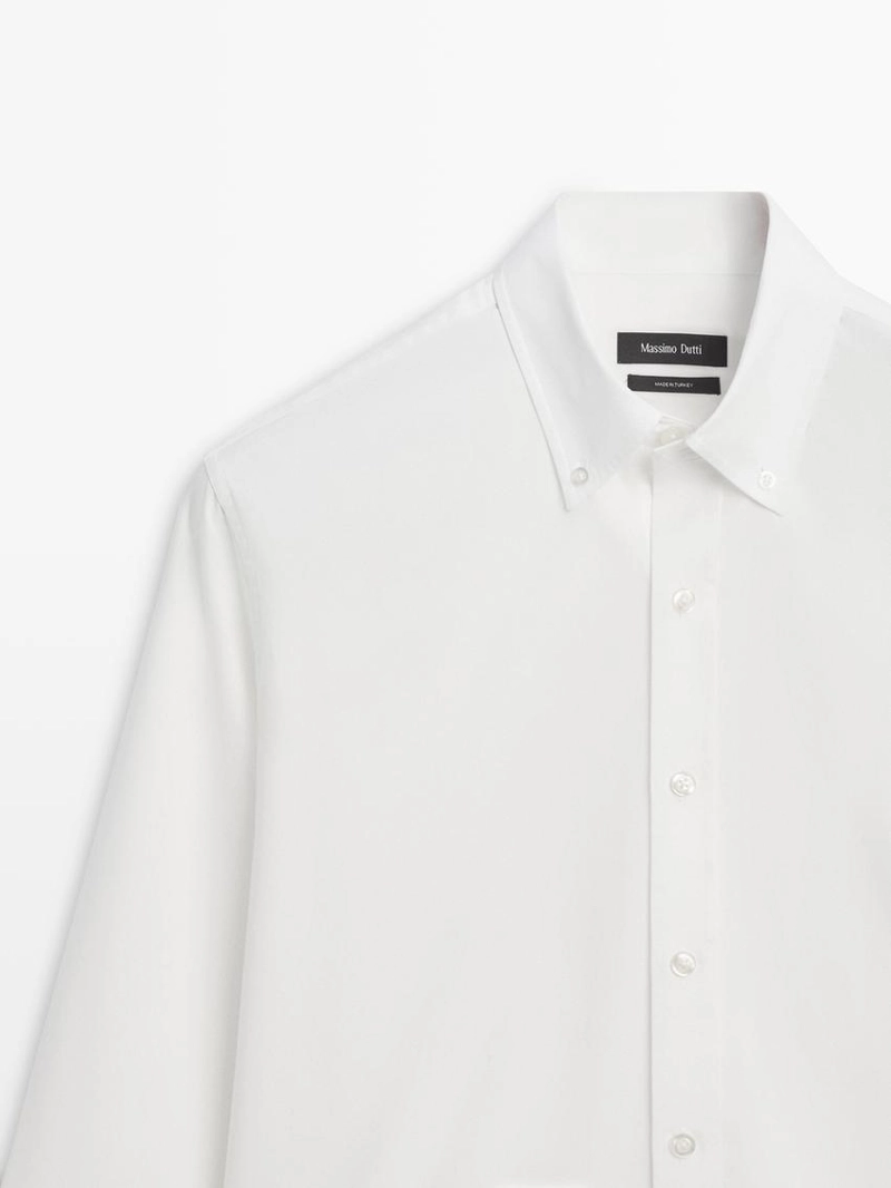 Рубашка regular fit из 100% хлопка