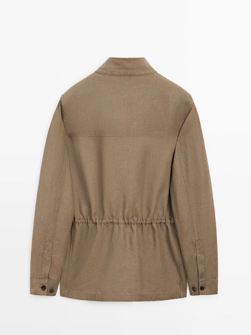 Пиджак из 100% льна safari