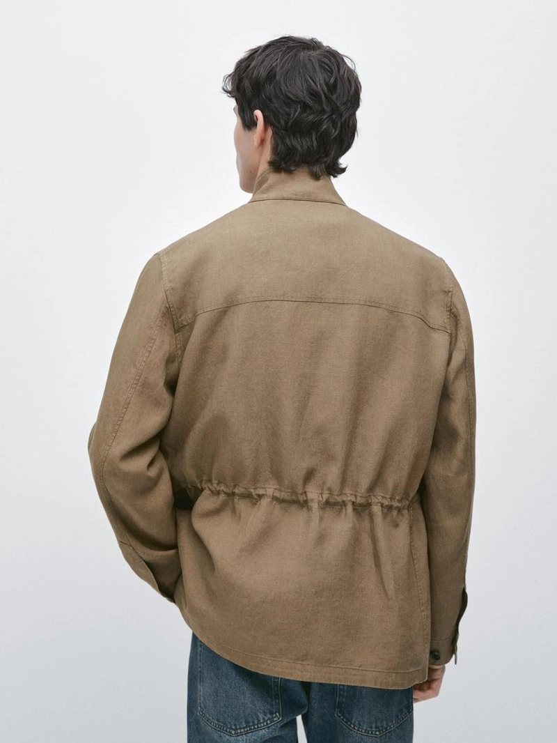 Пиджак из 100% льна safari