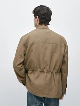 Пиджак из 100% льна safari- Заказать в России