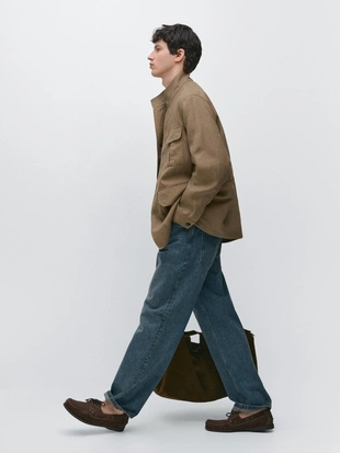 Пиджак из 100% льна safari- Заказать в России