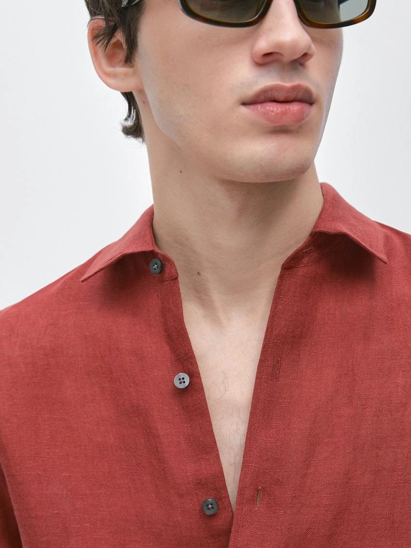 Рубашка из 100% льна