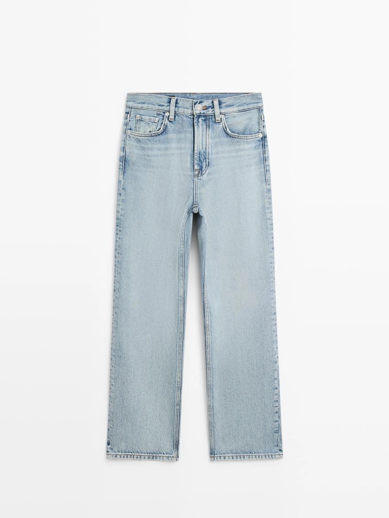 Джинсы прямого кроя