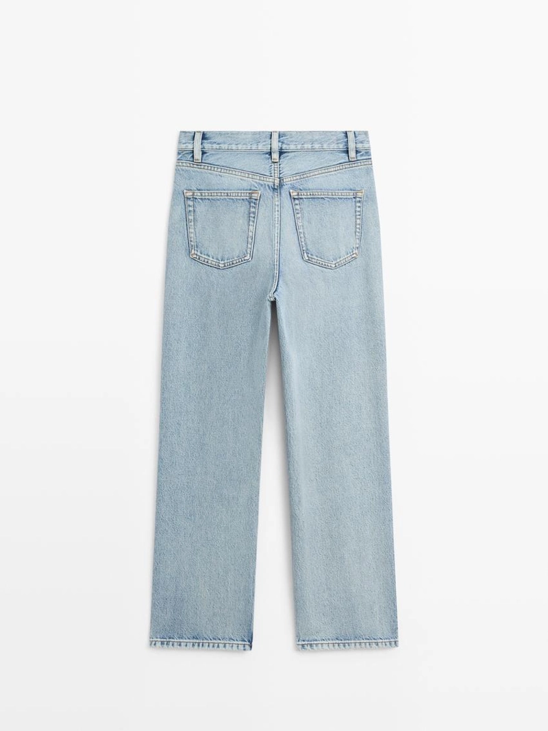 Джинсы прямого кроя