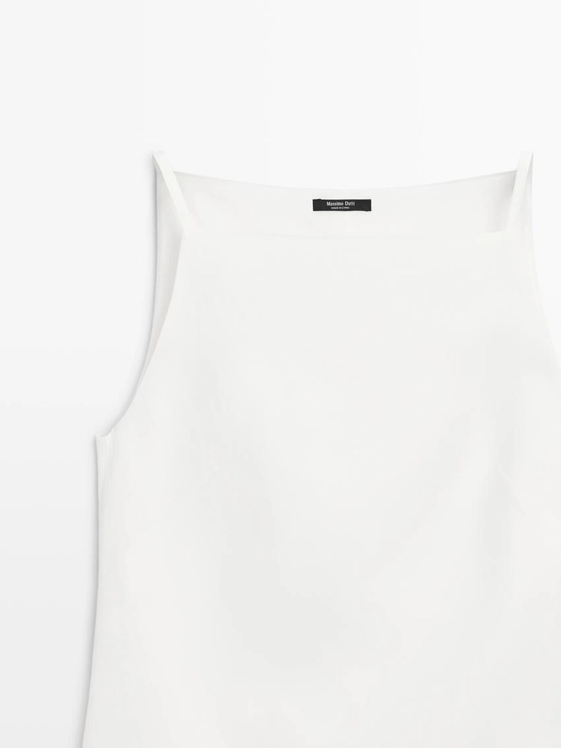 Платье мини свободного кроя