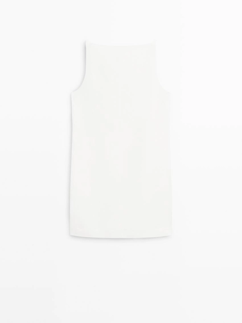 Платье мини свободного кроя