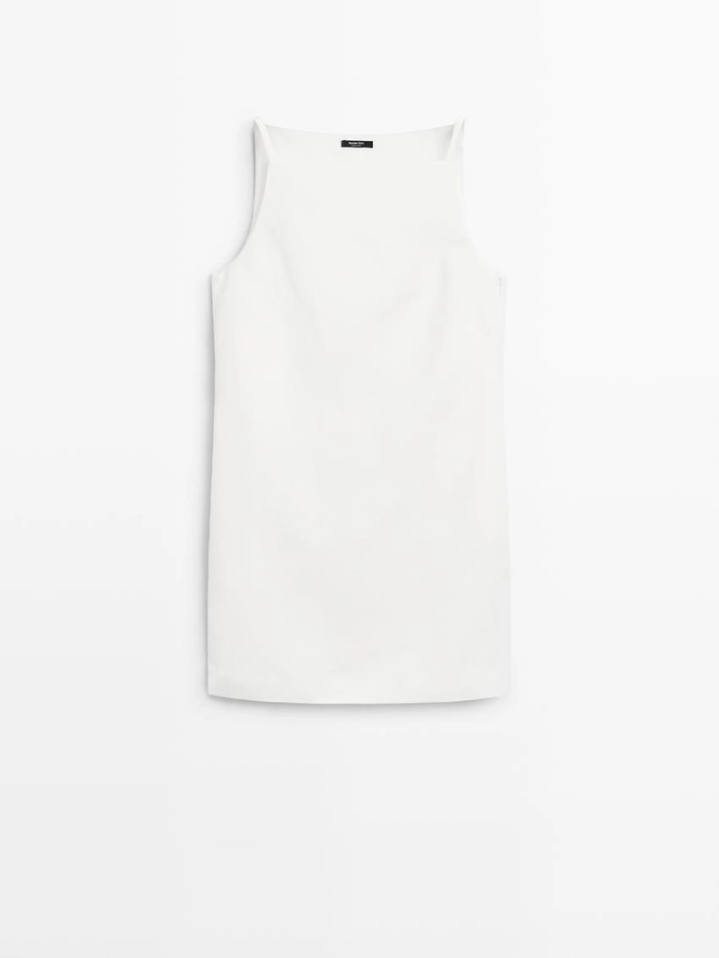 Платье мини свободного кроя