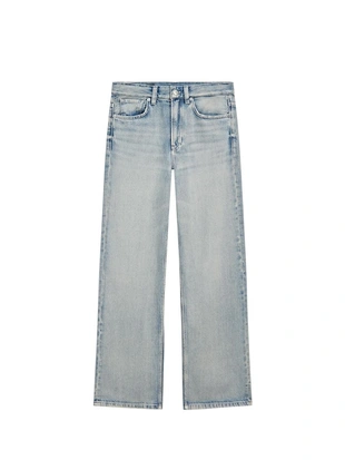 Широкие джинсы средней посадки- Заказать в России