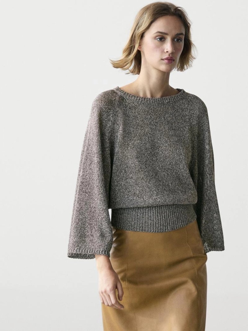 Джемпер из хлопково-шерстяной смеси