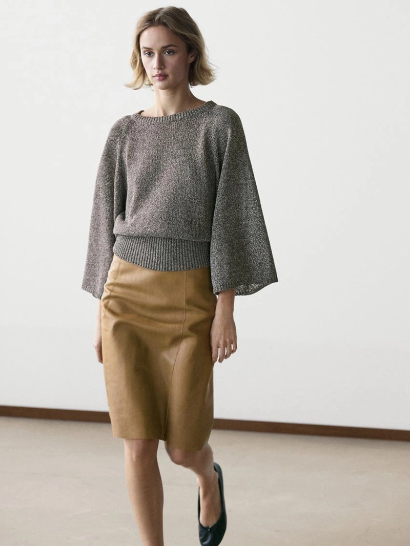 Джемпер из хлопково-шерстяной смеси