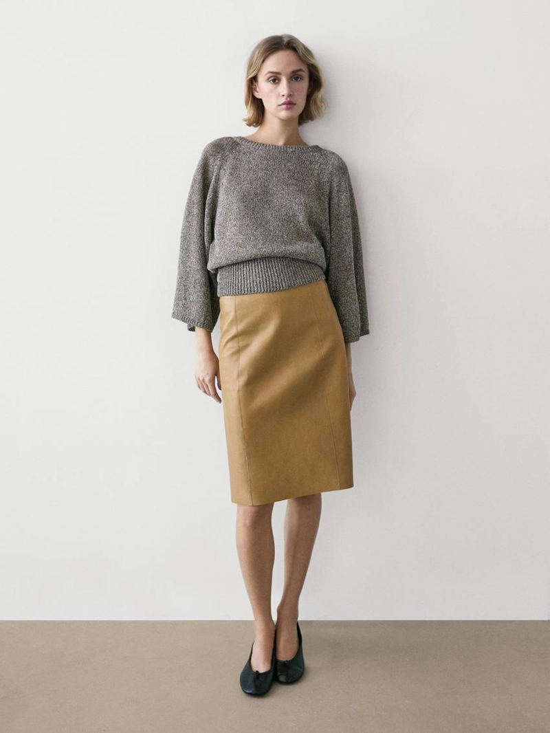 Джемпер из хлопково-шерстяной смеси