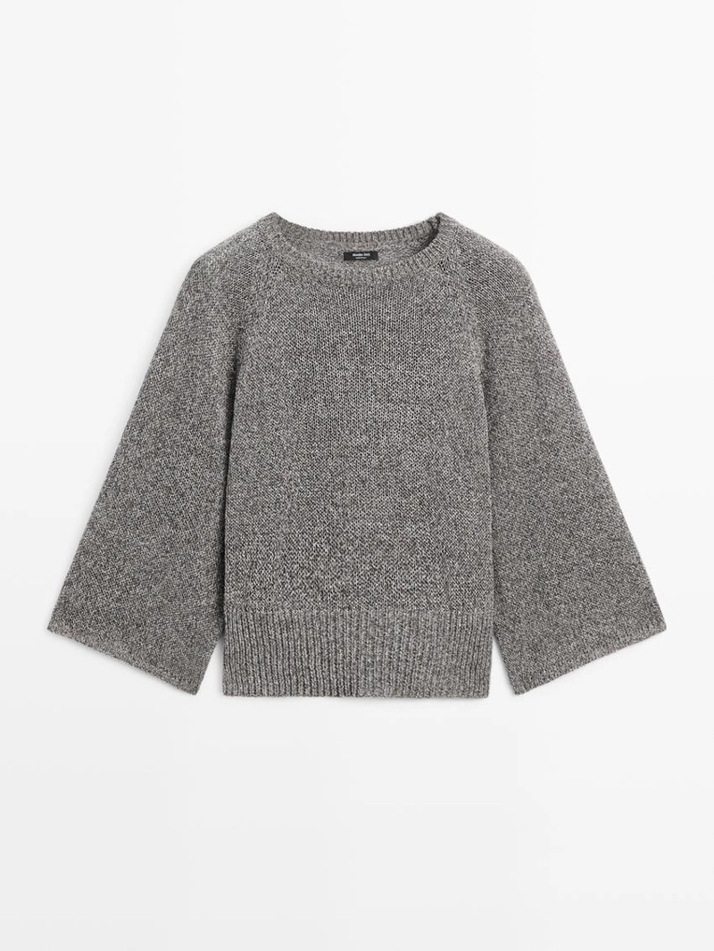 Джемпер из хлопково-шерстяной смеси