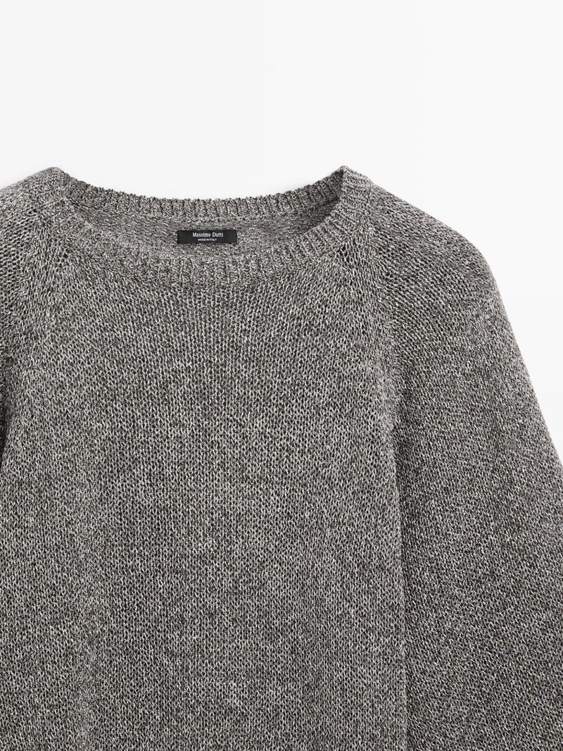 Джемпер из хлопково-шерстяной смеси