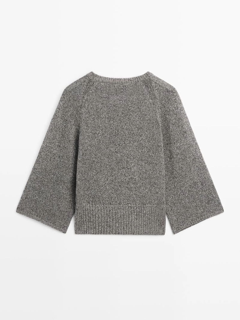 Джемпер из хлопково-шерстяной смеси