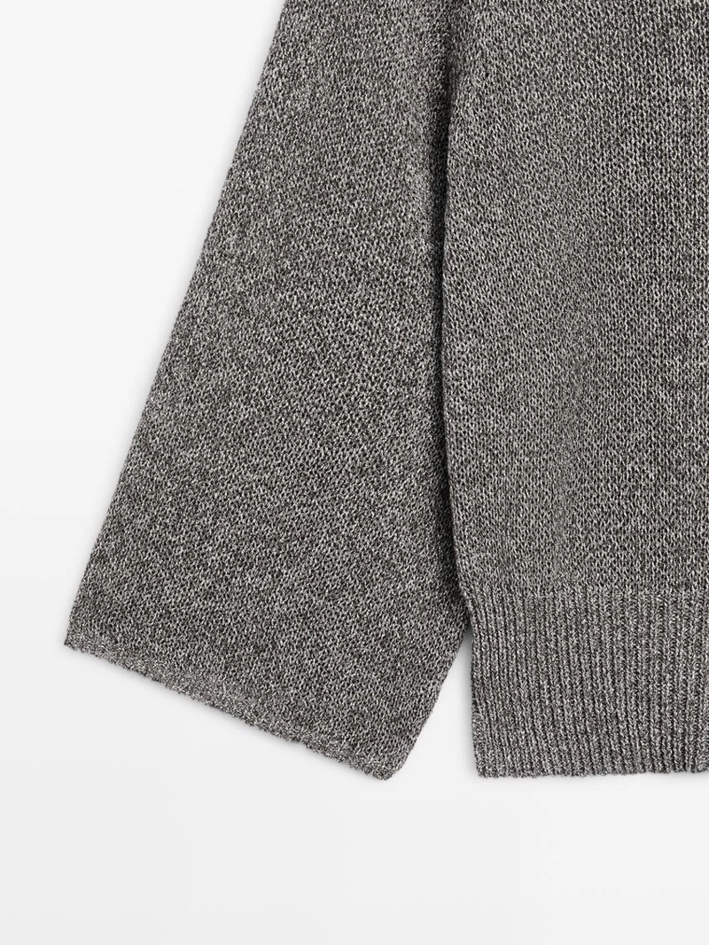 Джемпер из хлопково-шерстяной смеси