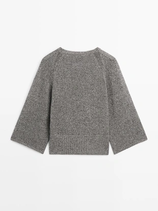 Джемпер из хлопково-шерстяной смеси- Заказать в России