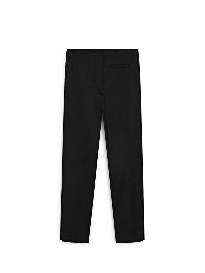 Льняные бриджи из смесового материала