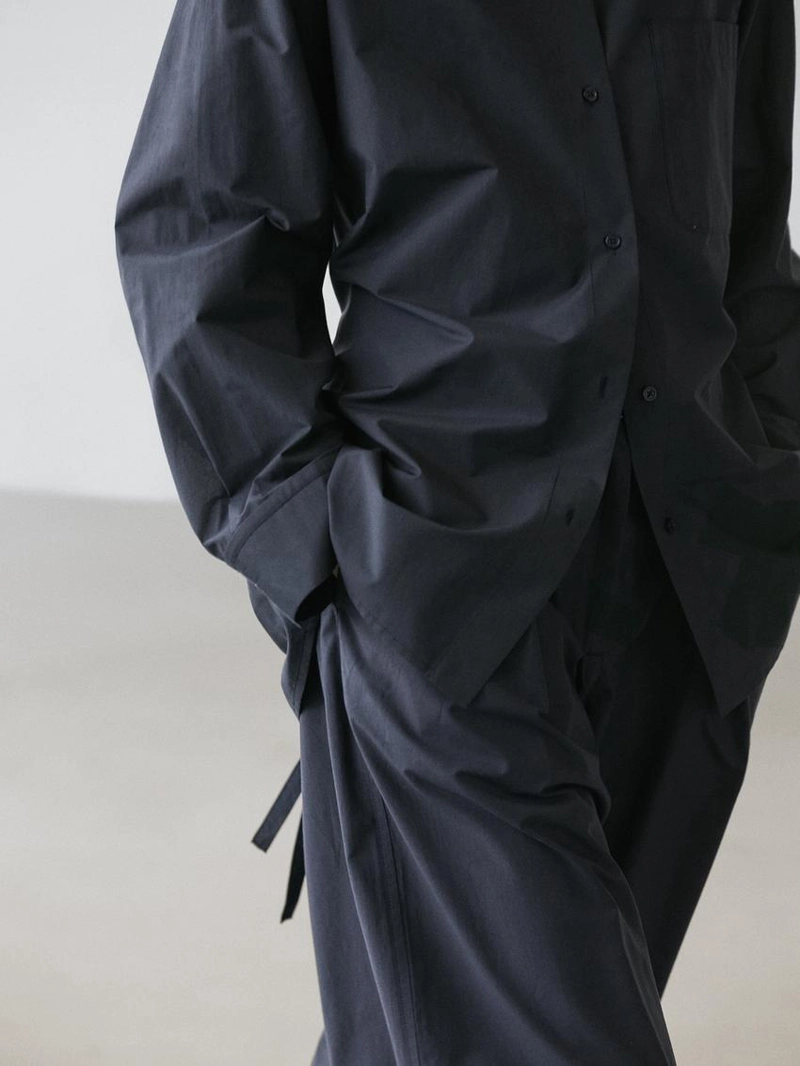 Рубашка-овершит из смесового хлопка с карманом