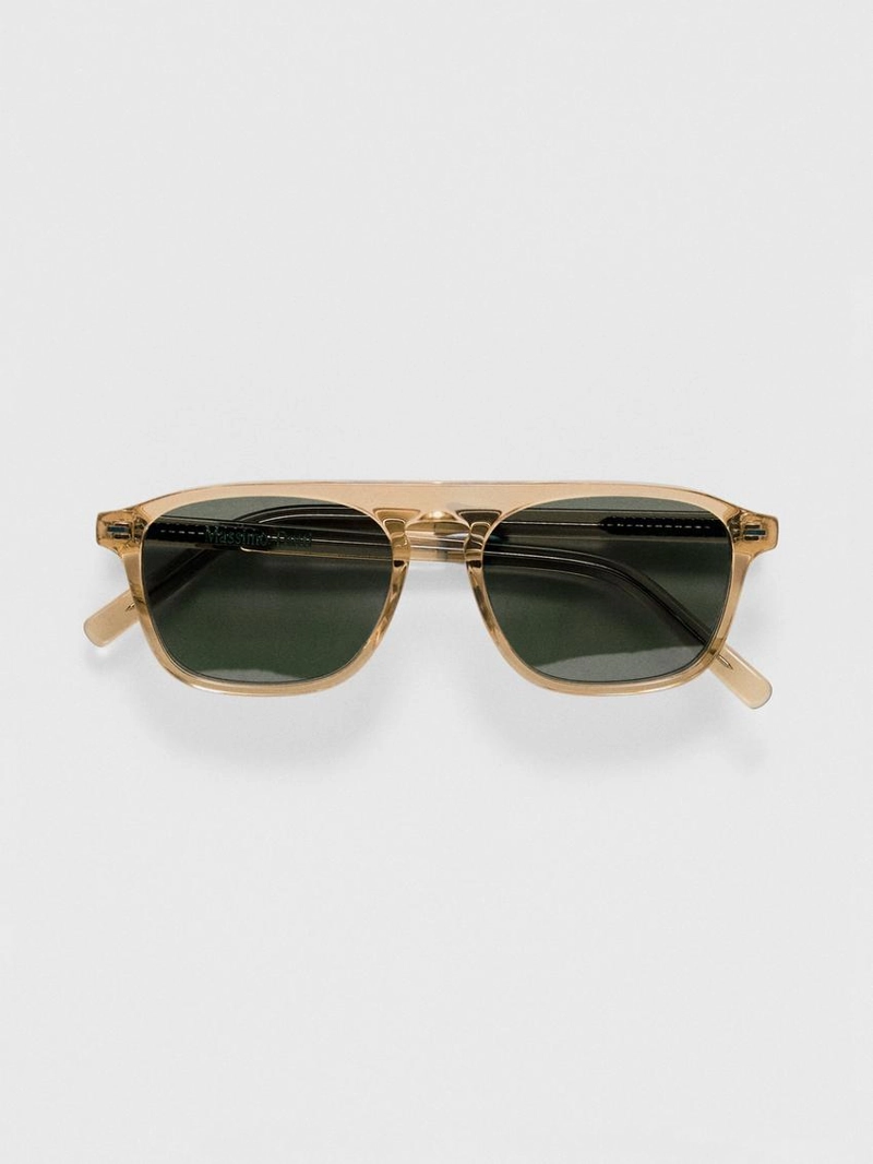 Солнцезащитные очки с геометрическим узором