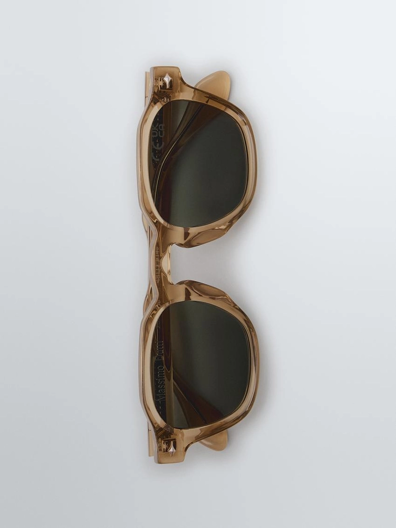 Солнцезащитные очки с геометрическим узором