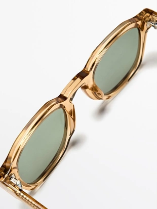 Солнцезащитные очки с геометрическим узором- Заказать в России