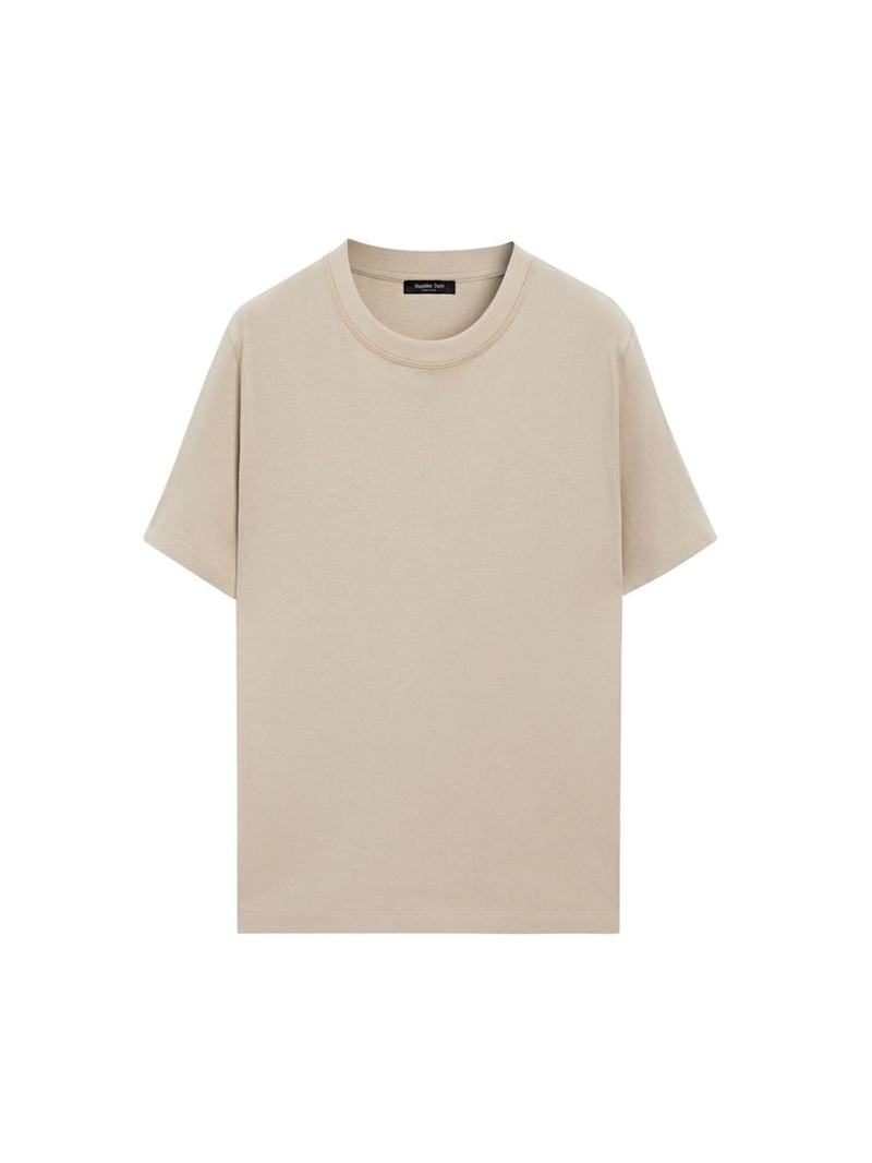 Футболка из хлопкового микса с короткими рукавами