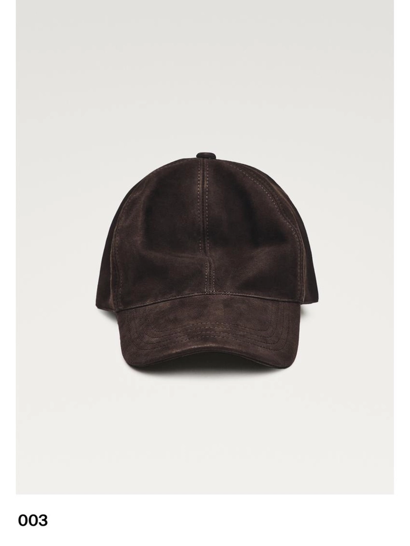 Бейсболка из замши