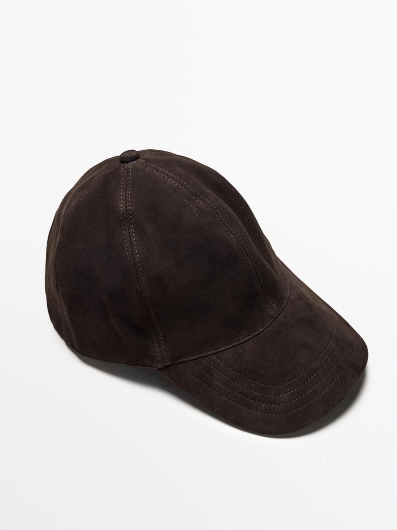 Бейсболка из замши