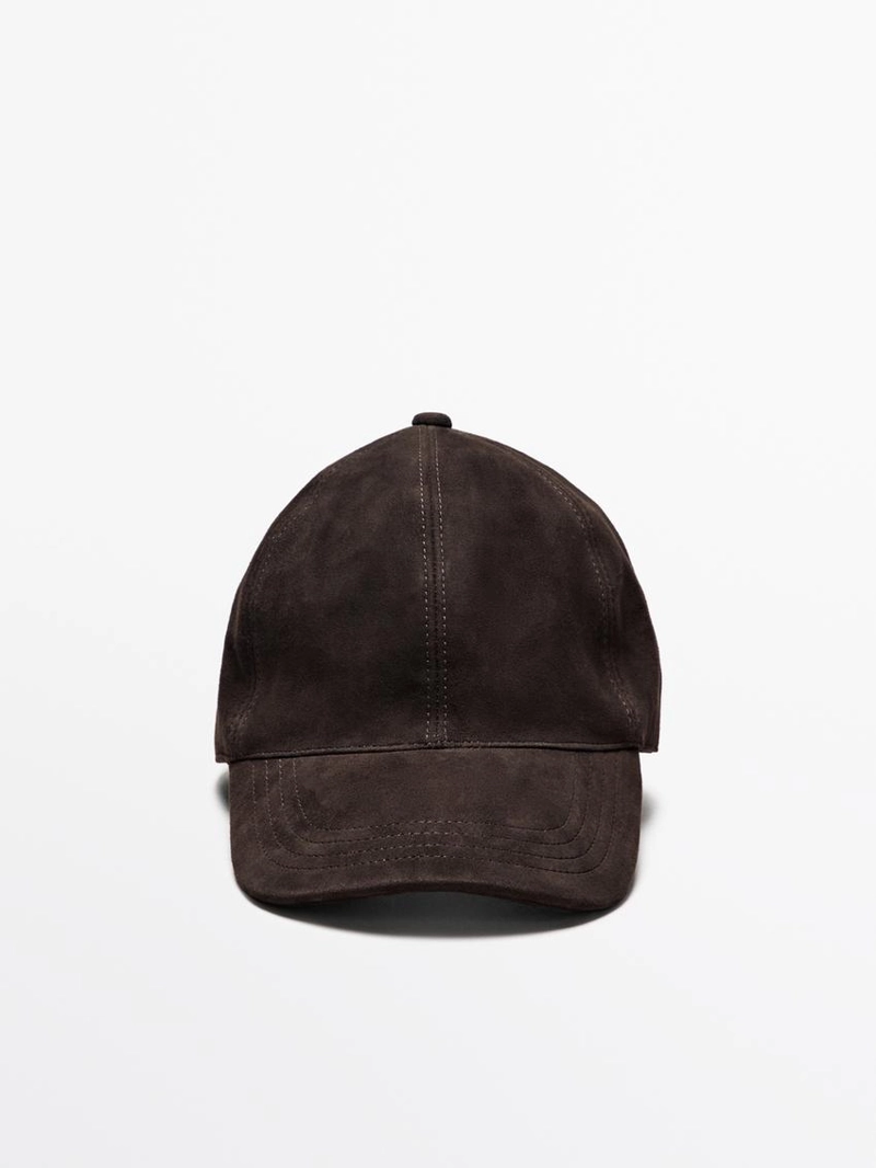 Бейсболка из замши