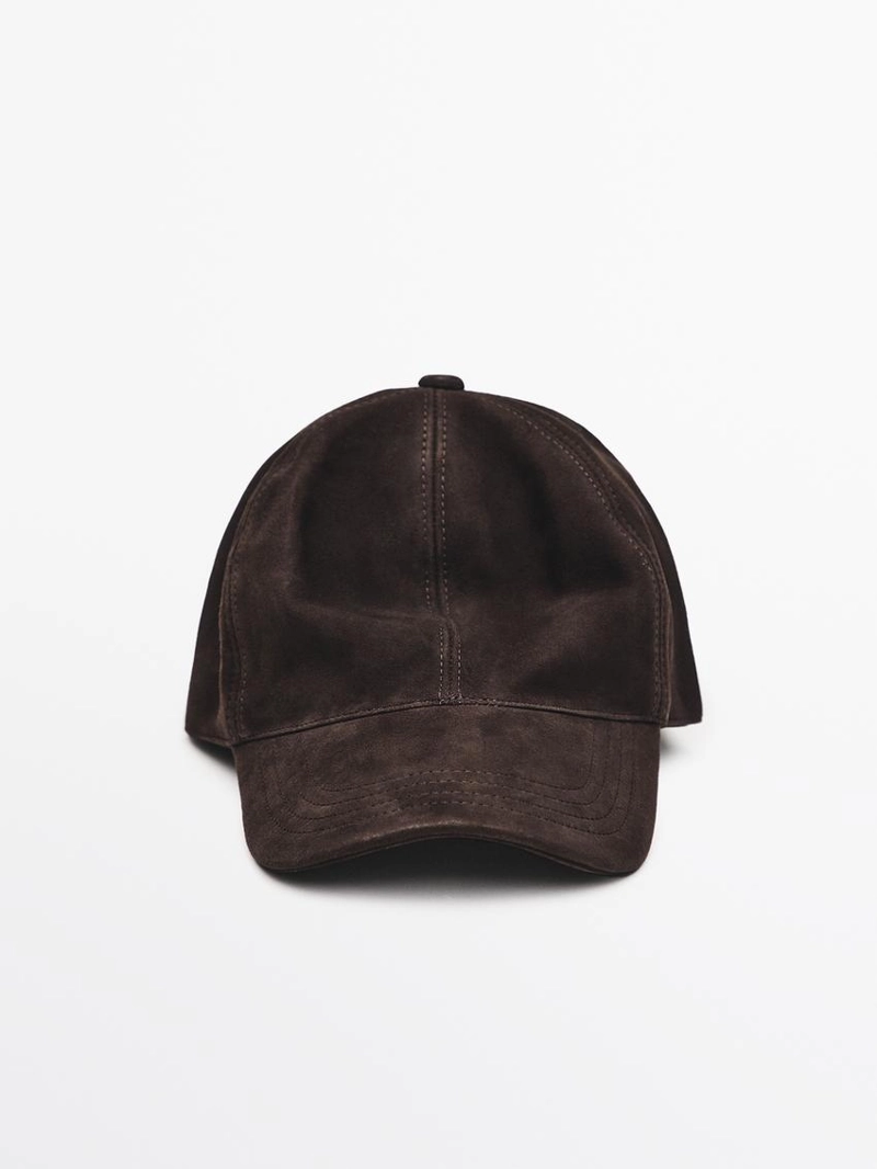 Бейсболка из замши