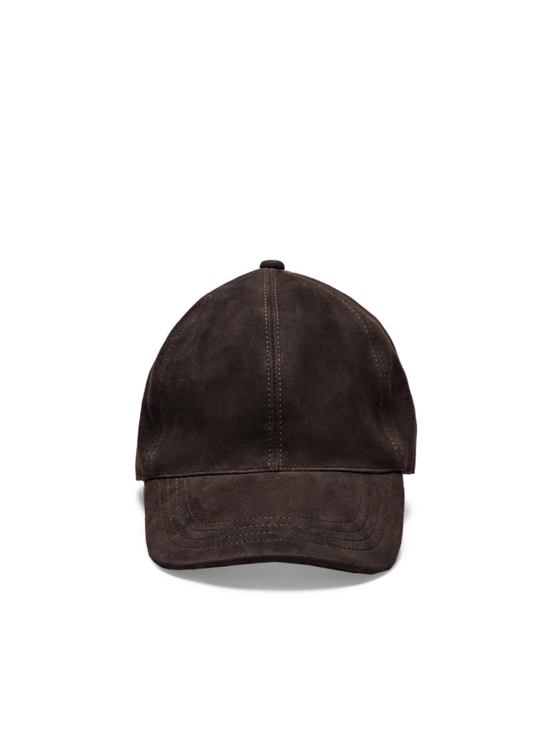 Бейсболка из замши