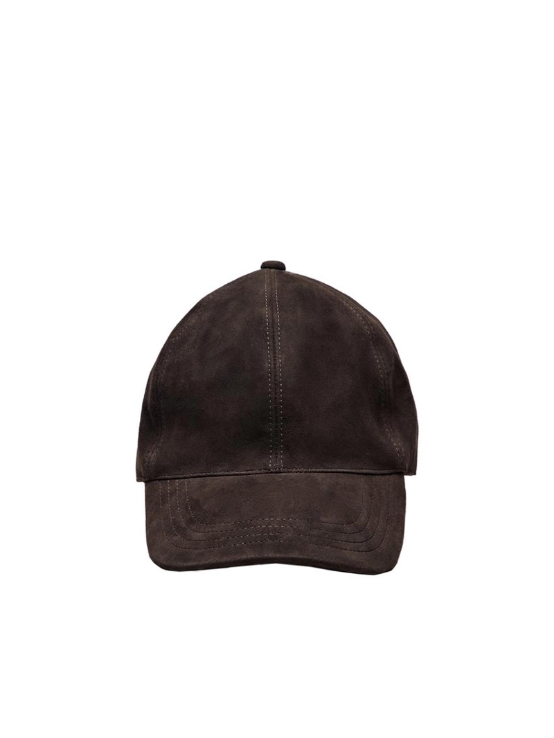 Бейсболка из замши