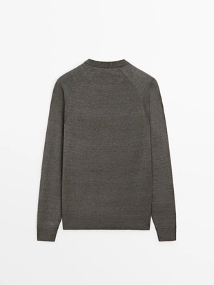 Свитер из смесовой хлопковой пряжи- Заказать в России