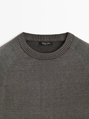 Свитер из смесовой хлопковой пряжи- Заказать в России