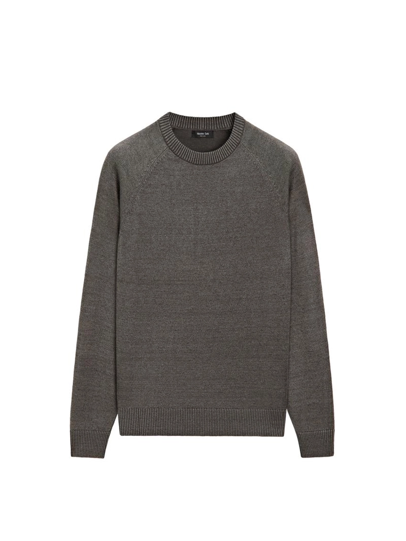 Свитер из смесовой хлопковой пряжи