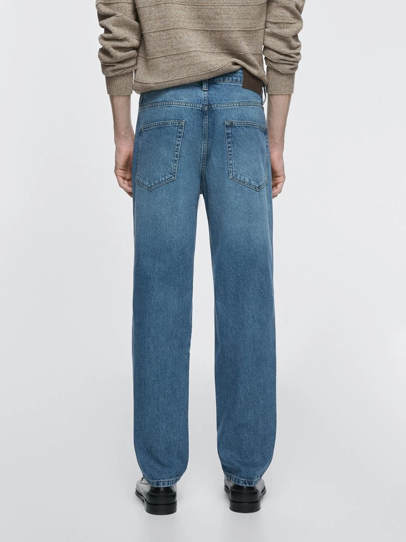 Джинсы с зауженным кроем massimo dutti