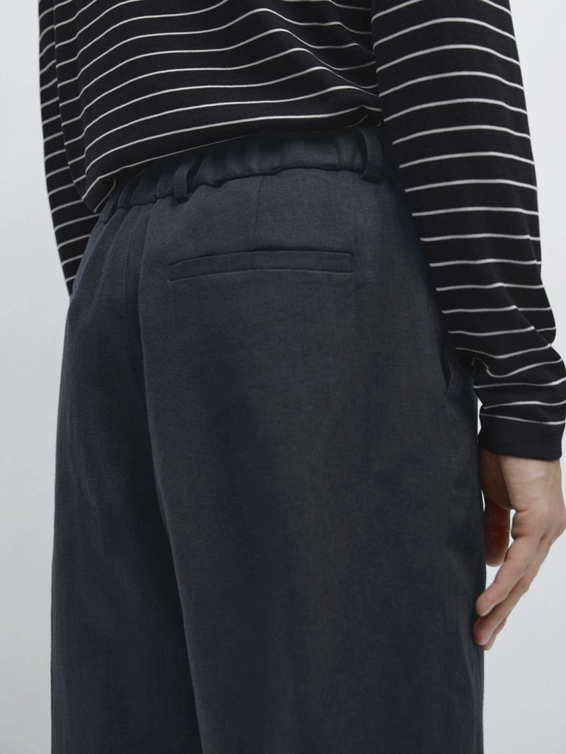 Легкие льняные брюки