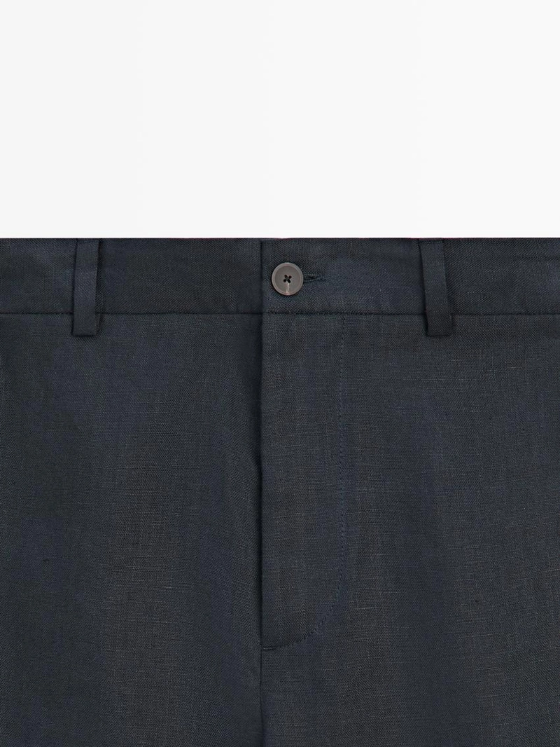 Легкие льняные брюки