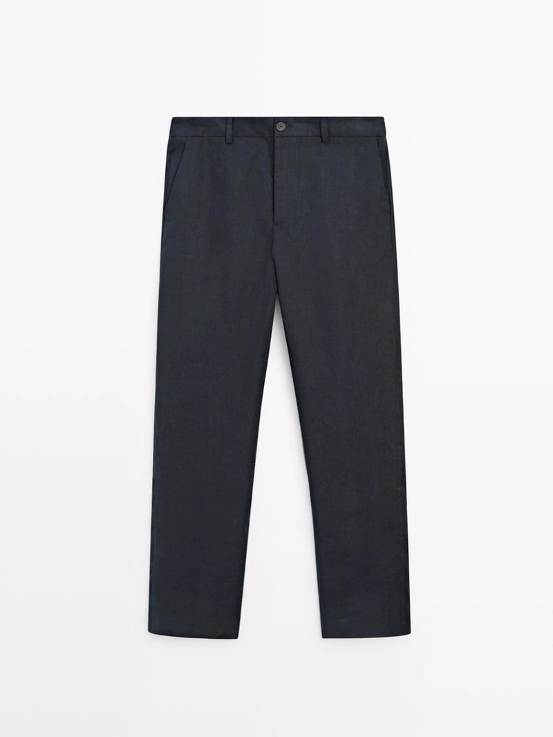 Легкие льняные брюки