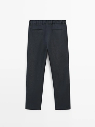 Легкие льняные брюки- Заказать в России