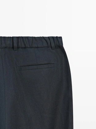 Легкие льняные брюки- Заказать в России