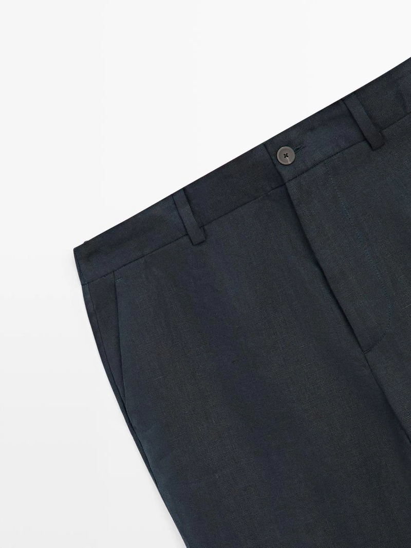 Легкие льняные брюки