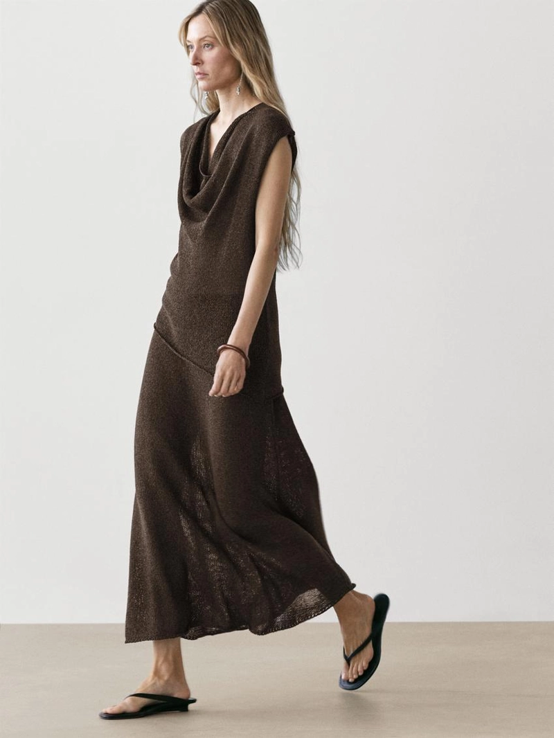 Топ с асимметричным воротником