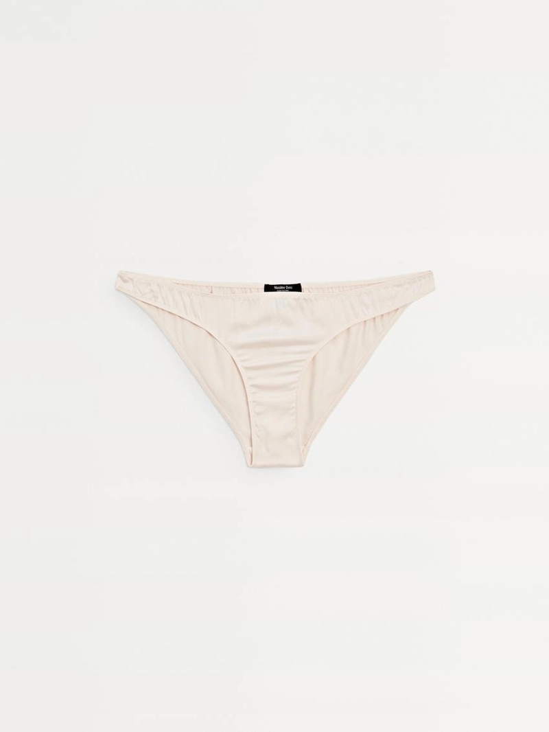 Трусики из шелкового микса с атласным блеском